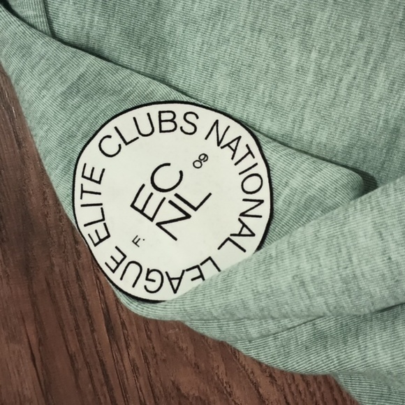 Nike Green Dri-Fit Cropped Half Zip Heathered Light Weight Hoodie A14 - Picture 4 of 10